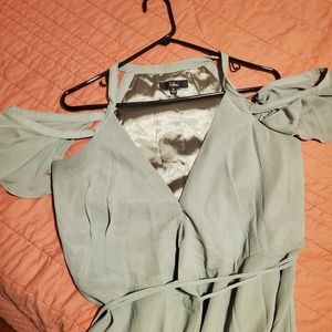 Sage green Maxi dress